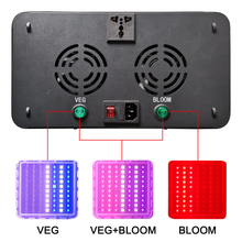 Load image into Gallery viewer, 500W black panel plant lamp has bloom and veg dimming, which is suitable for indoor and outdoor hanging fill light
