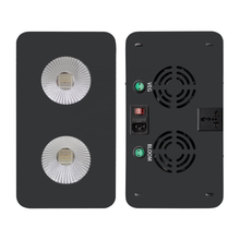 Load image into Gallery viewer, 500W black panel plant lamp has bloom and veg dimming, which is suitable for indoor and outdoor hanging fill light
