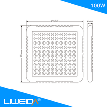 Load image into Gallery viewer, White shell 100W red and blue color matching panel plant lamp.-liweida
