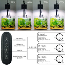 Load image into Gallery viewer, Liweida 50w square grow panel reef aquarium light full spectrum 8/10/12H timer dimmer fish tank light marine saltwater led lamp
