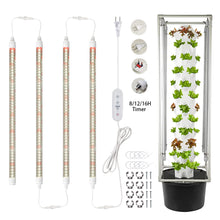 Load image into Gallery viewer, Liweida 60cm 24in plant grow light led t8 tube light smd 2835 led chip full spectrum strips lettuce greenhouse indoor grow lamp
