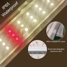 Load image into Gallery viewer, Liweida lm301h lm301b hydroponic full spectrum led grow light for indoor plant double sided strip 50 100 150 watts dimmable bar
