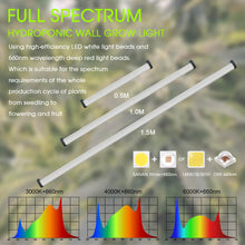 Load image into Gallery viewer, Liweida lm301h lm301b hydroponic full spectrum led grow light for indoor plant double sided strip 50 100 150 watts dimmable bar
