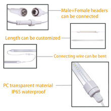 Load image into Gallery viewer, Liweida 30cm 60cm 90cm 120cm 150cm 180cm T8 Tube LED Grow Light Hydroponic IP65 Full Spectrum Daisy Chain Strip for Clone Plants
