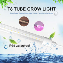 Load image into Gallery viewer, Liweida 30cm 60cm 90cm 120cm 150cm 180cm T8 Tube LED Grow Light Hydroponic IP65 Full Spectrum Daisy Chain Strip for Clone Plants
