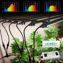 Load image into Gallery viewer, Liweida 60cm 24in plant grow light led t8 tube light smd 2835 led chip full spectrum strips lettuce greenhouse indoor grow lamp
