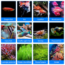 Load image into Gallery viewer, Liweida 50w square grow panel reef aquarium light full spectrum 8/10/12H timer dimmer fish tank light marine saltwater led lamp
