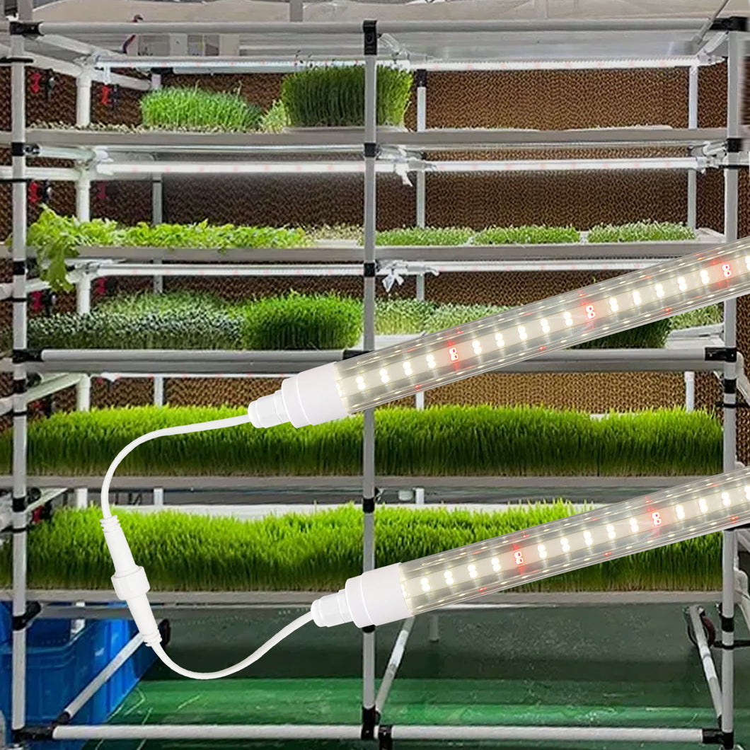 Liweida 0.6m 2ft full spectrum t8 led tube grow light parallel and series IP65 strip plant lamp for vegetable and tissue culture