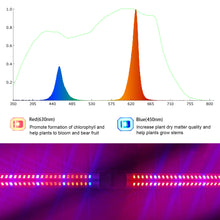 Load image into Gallery viewer, Liweida 20W V Shape Four Row Chips T8 Tube Grow Lamp 0.9M 3FT Strip 480 Leds 2835 SMD Plant Lights for Planting Shelf
