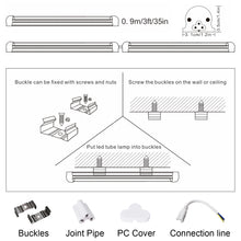 Load image into Gallery viewer, Liweida 20W V Shape Four Row Chips T8 Tube Grow Lamp 0.9M 3FT Strip 480 Leds 2835 SMD Plant Lights for Planting Shelf
