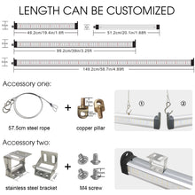 Load image into Gallery viewer, Liweida lm301h lm301b hydroponic full spectrum led grow light for indoor plant double sided strip 50 100 150 watts dimmable bar
