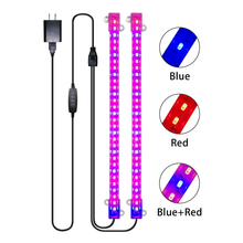 Load image into Gallery viewer, The new double LED plant growth tube red and blue ratio can be adjusted regularly for plant growth.
