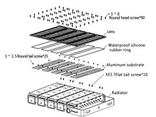 Load image into Gallery viewer, 120W full spectrum LED tunnel grow light IP65 advanced waterproof and dust-proof
