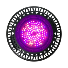 Load image into Gallery viewer, High power full spectrum black external battery UFO LED grow light.
